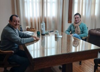 El intendente Julio Marini recibió al fiscal Dr. David Carballo