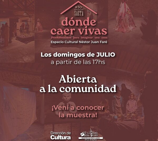 Visitá la exposición número #30 de SAETA, “DONDE CAER VIVAS