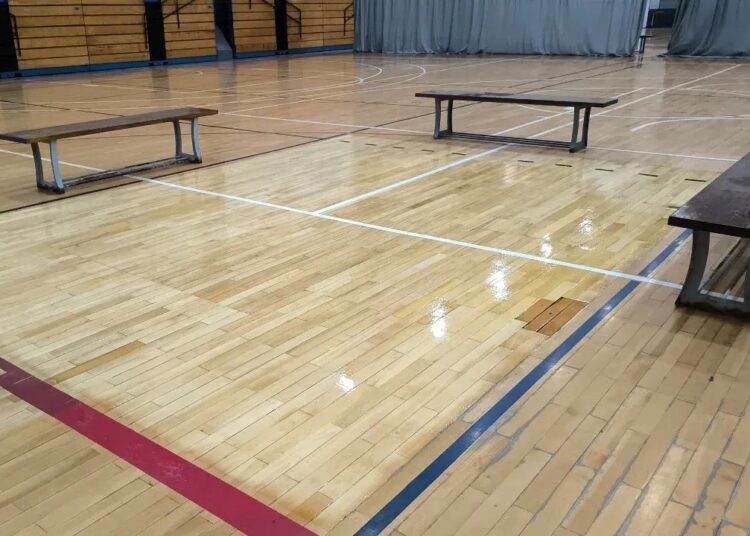 Obra finaliza en el polideportivo