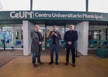 LAPRIDA – Bianco y Fisher inauguraron el Centro Universitario