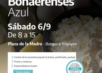 En septiembre vuelve a Azul la feria Mercados Bonaerenses.