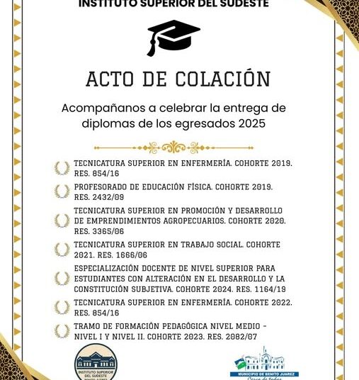 ACTO DE COLACIÒN 2025: