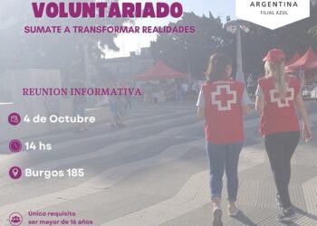Cruz Roja Argentina – Filial Azul realizará una reunión informativa para todas las personas interesadas