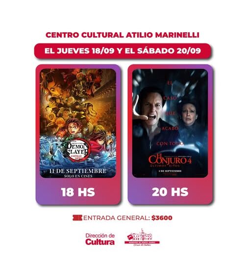 Este sábado Demon Slayer: castillo Infinito y el Conjuro 4: Últimos ritos