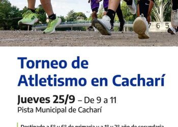 Torneo de atletismo en Cacharí