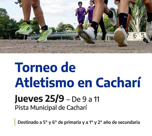 Torneo de atletismo en Cacharí