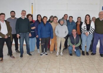 El intendente Marini se reunió con instituciones de Barker
