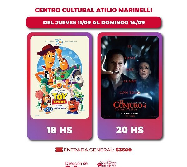 Este fin de semana Toy Story y El Conjuro 4: Últimos ritos