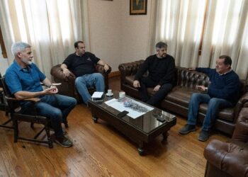 Reunión con autoridades de la empresa Morixe en Benito Juárez
