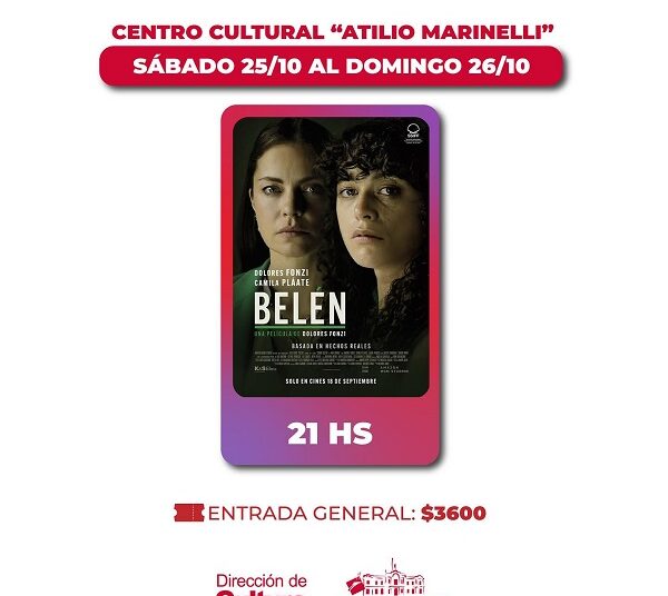 En el Marinelli se proyecta Belén este fin de semana