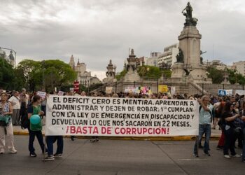 Discapacidad se movilizó frente al incumplimiento del Gobierno Nacional