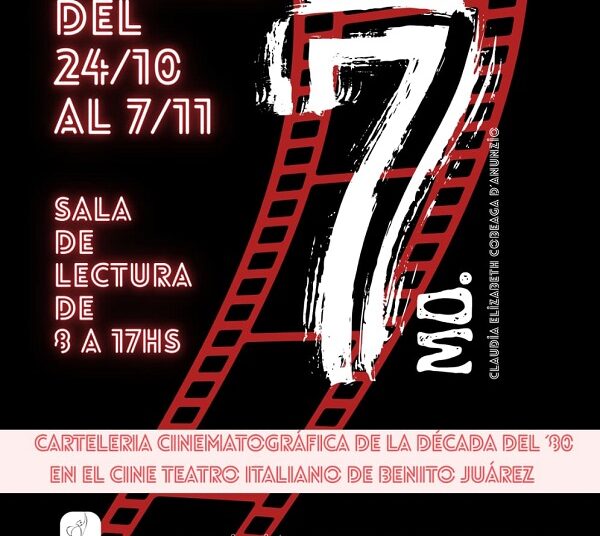 Hasta el 7 de noviembre estará abierta la Muestra de Afiches Cinematográficos de la década del ’80