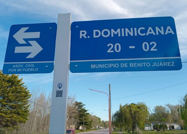 Se colocó nueva cartelería indicadora en Barker