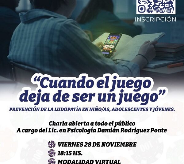 CHARLA ABIERTA: “Cuando el juego deja de ser un juego”