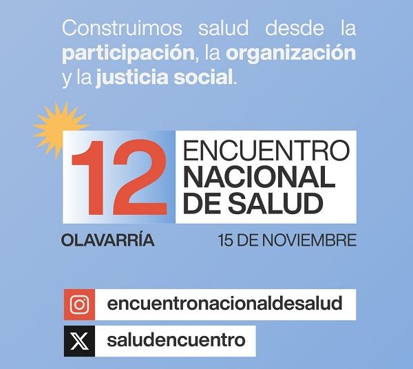LLEGA EL 12° ENCUENTRO NACIONAL DE SALUD