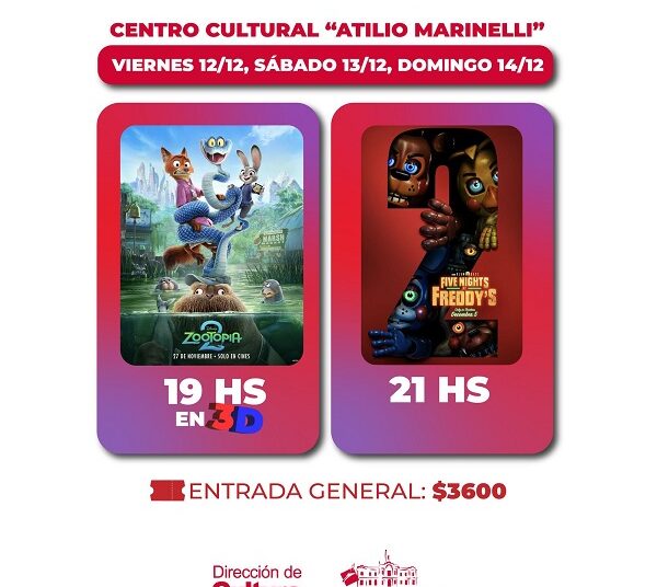 Fin de semana de cine: Zootopia 2 y Five Nichts Freddys