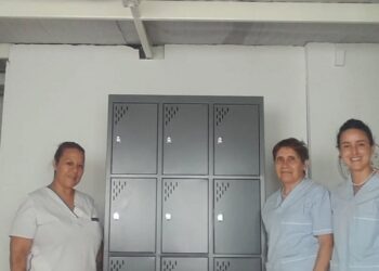 Se entregaron nuevos lockers en el Hogar de Ancianos Barker