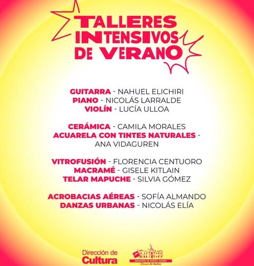 Talleres INTENSIVOS de VERANO 2026