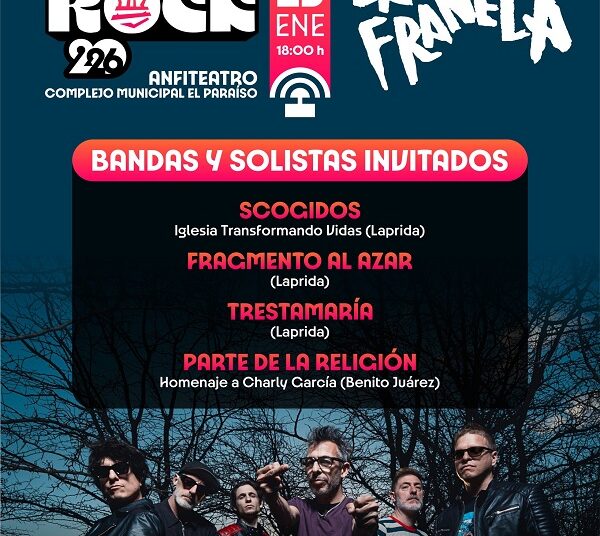 #Laprida #Rock, LA FRANELA EN LAPRIDA ROCK 2026