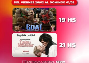 “Cine – Teatro ATILIO MARINELLI”, hoy domingo dos funciones