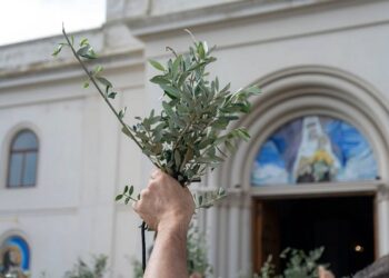 El intendente participó de la Misa del Domingo de Ramos