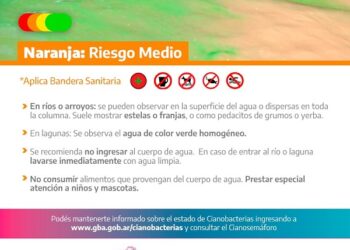 Cianobacterias: Bandera Naranja en las lagunas San Antonio y El Chifle