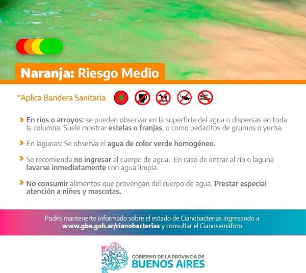 Cianobacterias: Bandera Naranja en las lagunas San Antonio y El Chifle