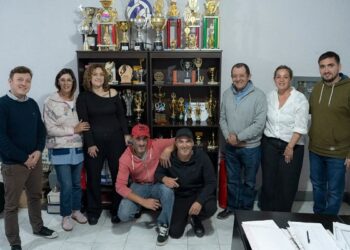 Encuentro con autoridades del Club Social y Deportivo Loma Negra