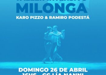 TALLER Intensivo de Milonga y Práctica Guiada de Tango- Actividad libre y gratuita.