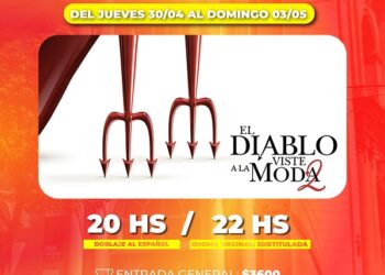 En el Marinelli tenes chance de ver EL DIABLO VISTE A LA MODA: 2