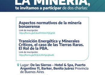 Charlas abiertas en el marco de la Semana de la Minería en Villa Cacique