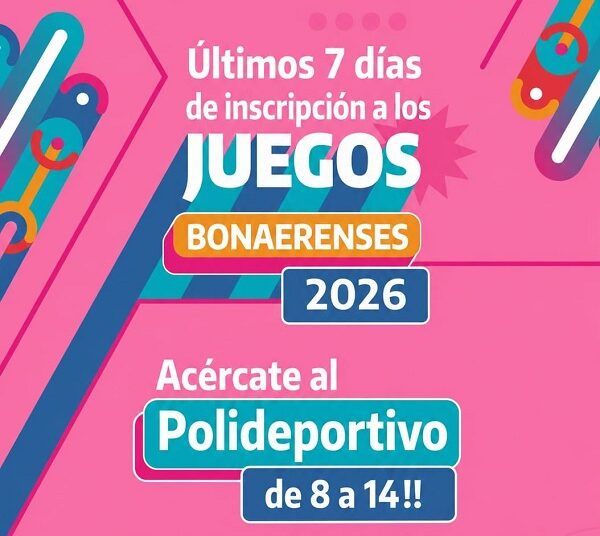 ÚLTIMOS DÍAS DE INSCRIPCIÓN: TENES TIEMPO HASTA EL 13 DE MAYO
