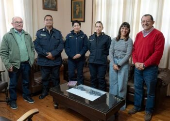 El intendente Marini recibió a las nuevas autoridades de la Estación Comunal