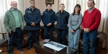 El intendente Marini recibió a las nuevas autoridades de la Estación Comunal