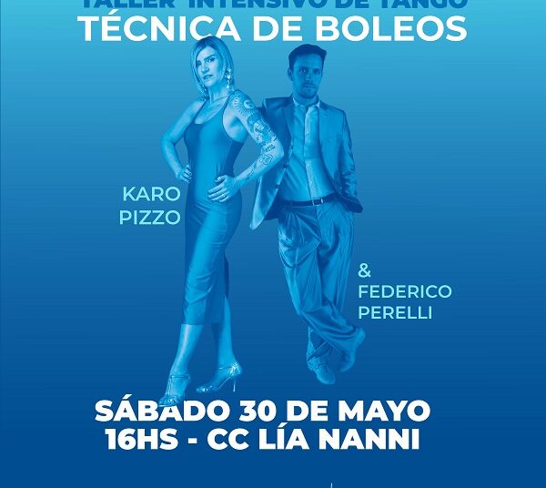 TALLER INTENSIVO DE TANGO: Técnica de Boleos