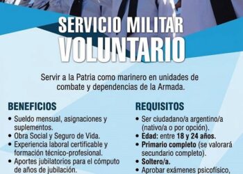 Se encuentra abierta la inscripción para el Servicio Militar Voluntario