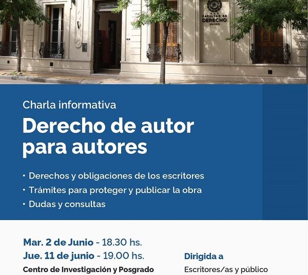 Charla informativa sobre Derecho de Autor