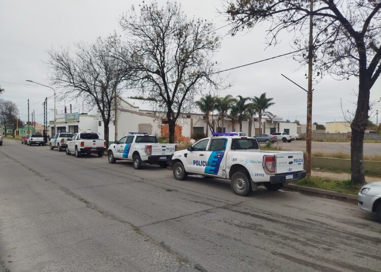 Violento incidente en un supermercado de Av. San Martin