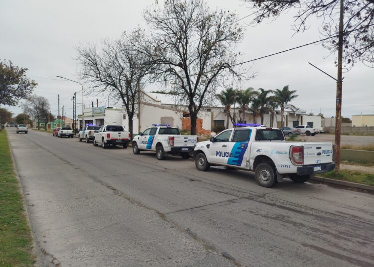 Violento incidente en un supermercado de Av. San Martin