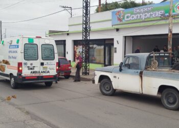 Violento incidente en un supermercado de Av. San Martin