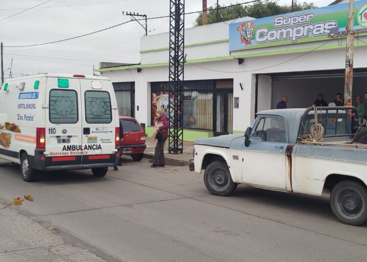 Violento incidente en un supermercado de Av. San Martin