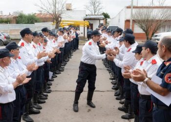 El Municipio acompañó la conmemoración del Día Nacional del Bombero Voluntario
