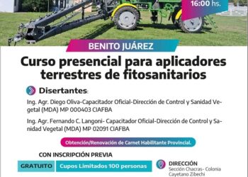 “Curso Presencial para Aplicadores Terrestres de Fitosanitarios”