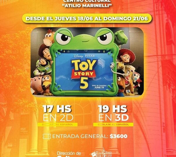 ¡TOY STORY 5 LLEGÓ AL MARINELLI!
