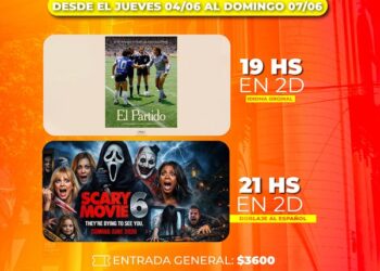 El Partido  y Scary Movie 6 en la pantalla del Marinelli