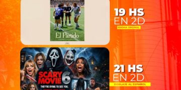 El Partido  y Scary Movie 6 en la pantalla del Marinelli