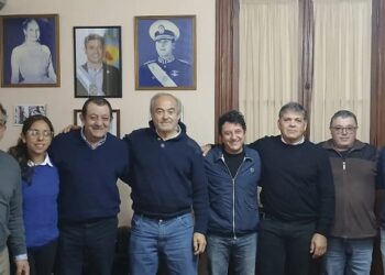 Julio Marini recibió a Gustavo Cocconi y a integrantes de su equipo de gobierno