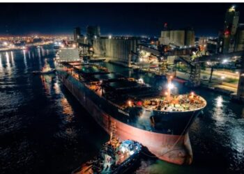 Histórico embarque en Puerto Quequén: El “Seralia” carga 68.000 toneladas de soja rumbo a China