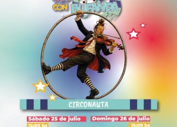 ¡ Llega Circonauta con un espectáculo que combina música, humor y destrezas circenses!