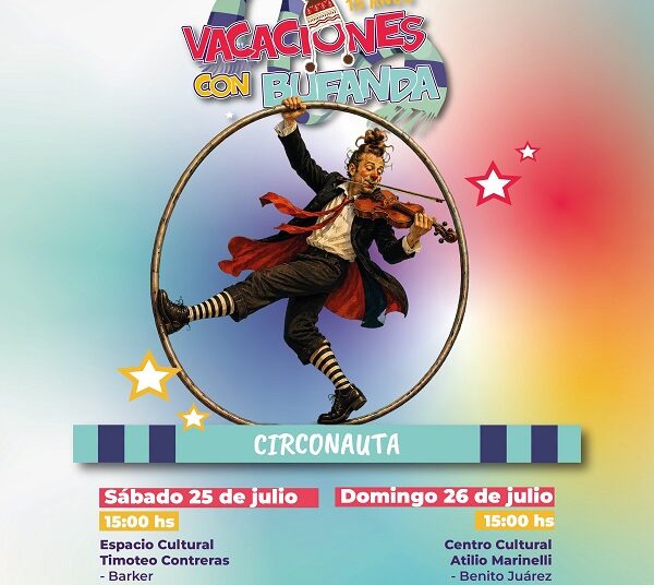 ¡ Llega Circonauta con un espectáculo que combina música, humor y destrezas circenses!